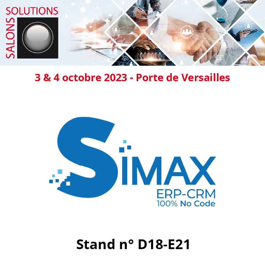 SIMAX au Salons Solutions le 3 & 4 octobre – Porte de Versailles