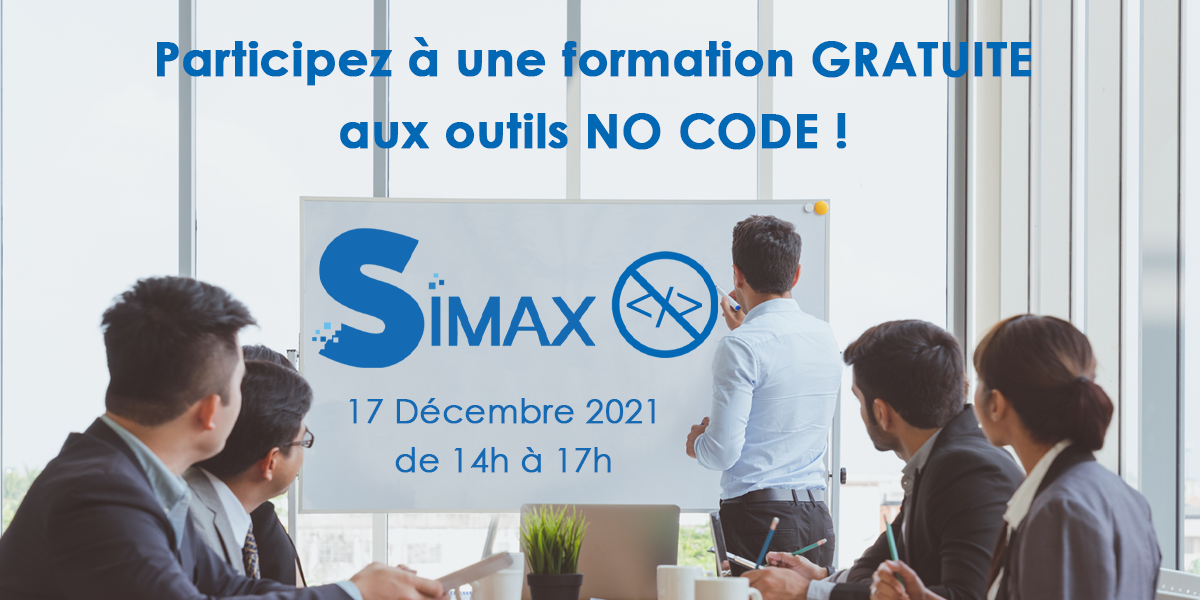 Formation No Code gratuite avec SIMAX !