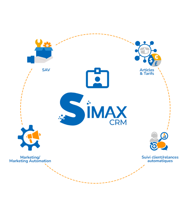 Rectangle 84 Logiciel CRM ultra adaptable SIMAX by NOUT