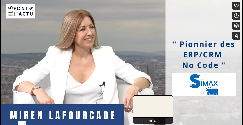 NOUT – SIMAX : Pionnier des ERP/CRM No Code