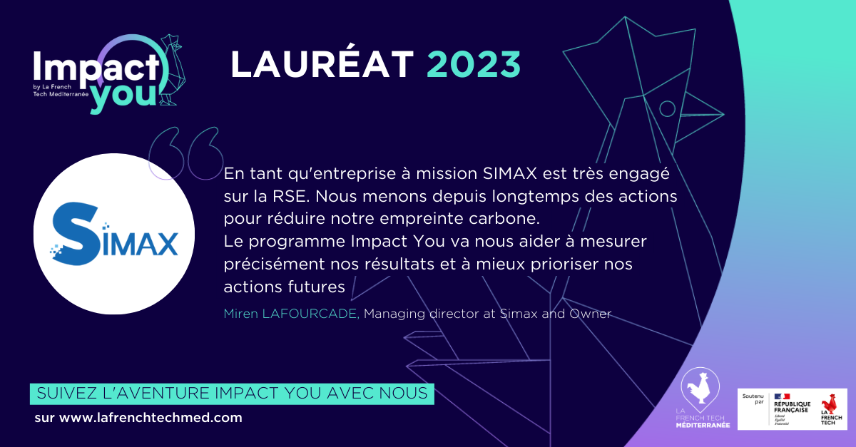 SIMAX sélectionné par la French Tech Méditerranée et son projet ImpactYou