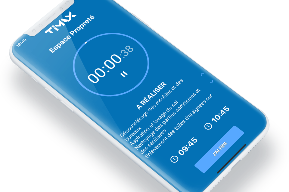 photo-Timax-smartphone-960x640 L’appli Timax propose une version gratuite pour les travailleurs indépendants (©Camille Lassus)